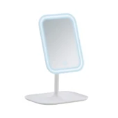 Wenko Ayaklı Masa Üstü Led Makyaj Aynası Beyaz - 1