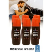 6 LI Siyah Tampon Boyası Solmuş ve Matlaşmış Tamponlar İçin Hızlı Yenileme - 1