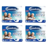 Goodcare Belbantlı Büyük Boy L 30'lu 4 Adet Hasta Bezi - 1