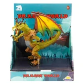 Standlı Ejderha Figürü  13 cm - Yeşil thumbnail 3