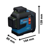 BOSCH GLL 80-33 G Yeşil Lazer Terazi 3x360 Derece Mıknatıs Sehpalı thumbnail 3