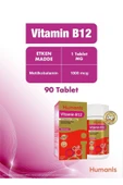 Humanis B12 Dilaltı 90 Tablet thumbnail 6