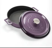 Lava Döküm Çok Amaçlı Yayvan Tencere Trendy Serisi Mor 28 Cm thumbnail 7