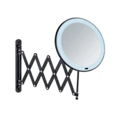 Wenko Mafsallı Ayarlanabilir Led Makyaj Aynası 5X Zoom Siyah - 1