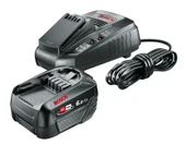 BOSCH PBA 18 Akü Seti 18 Volt 6 Ah Akü + Şarj cihazı (Yeşil-Bahçe Makineleri İçin) thumbnail 1