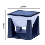 Adal Solar Led Armatürü Set Üstü 60w 3000k-4000k-6500k Ip54 Kare ( Kumandalı ) thumbnail 4