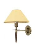 AVONNI HAP-9009-1E Eskitme Kaplama Aplik E27 Metal Ahşap Kumaş 20x24cm Outlet - 2