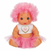 Afro Et Bebek Kıvırcık Saçlı - Pembe - 1