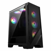 MSI MAG Forge 120A Airflow USB 3.2 RGB ATX Mid Tower Siyah Kasa thumbnail 1