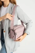 Yumuşak Dokulu Ultra Hafif, Esnek ve Su Geçirmez Polyamid Kumaş Omuz Çantası Pembe Model: (571-13-14E) thumbnail 1