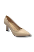 Mengi 678-26 Cilt Deri İnce Topuk Kadın Ayakkabı - 1