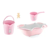 Babyjem 5 Parça Banyo Küvet Seti Pembe thumbnail 1