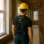 CAT DA980573 4 Kollu Askı Kancalı Ağır Hizmet Bel Alet Çantası için Omuz Askılığı thumbnail 4