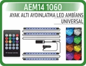 AEM Ayak Altı Led Lamba 8 Renk Modlu Kumandalı - 1