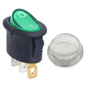 IC-134A Yuvarlak Işıklı Su Geçirmez Kılıflı 3P On-Off Anahtar thumbnail 1