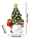 Kış Masası Noel Ağacı Süslemeleri İç Mekan Ev Dekorasyonu NOEL BABALI ÇAM AĞACI - 1