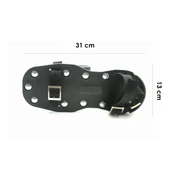 1126 Epoksi Çivili Çift Ayakkabı Tabanı 35 mm Dişli Bilek ve Topuk Sabitleme Kayışlı 31 cm thumbnail 3