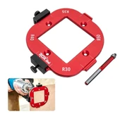 Rox Wood 0282 Alüminyum 4 Açılı Köşe Yönlendirici Freze Şablonu thumbnail 1