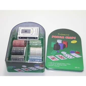 Poker Oyunu 120 Chip Ve 2 Adet İskambil Oyun Seti thumbnail 1