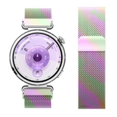 Huawei Watch GT6 41mm Uyumlu Manyetik Milanese Loop Metal Kordon   Rainbow - 9