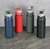 Cam Matara Deri Kılıflı - Pipetli 500 ml - 1