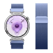 Huawei Watch GT6 41mm Uyumlu Manyetik Milanese Loop Metal Kordon   Lacivert - 3
