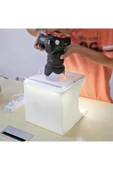 Mini Stüdyo Led Işıklı 30 Cm  Ürün Fotoğraf Çekim Çadırı - 5