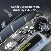 Zhltools X5 Kablosuz Fare, Şarj Edilebilir Sessiz Kullanım 2.4G Transparan USB Mouse thumbnail 2