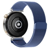 Huawei Watch GT6 41mm Uyumlu Manyetik Milanese Loop Metal Kordon   Lacivert - 8
