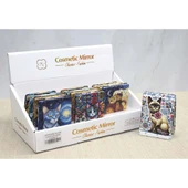 Kedi Taşlı El Aynası Dikdörtgen İnce thumbnail 1