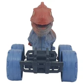 Sürtmeli Dinazor Arabalar 12 cm - H-20 - Parasaurolophus - Mavi - 4