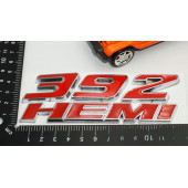 Dodge Challenger Charger 6.4L 392 HEMI Bagaj Krom Metal Yazı Amblem Arma - 7