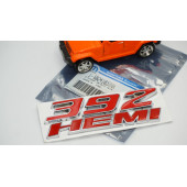 Dodge Challenger Charger 6.4L 392 HEMI Bagaj Krom Metal Yazı Amblem Arma - 8