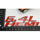 Dodge Challenger Charger 6.4L HEMI Bagaj Krom Metal Yazı Amblem Arma thumbnail 7