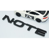 DK Tuning Nissan Note Siyah ABS 3M 3D Bagaj Yazı Logo Arma - 3