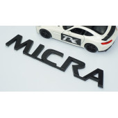 DK Tuning Nissan Micra Siyah ABS 3M 3D Bagaj Yazı Logo Arma - 3