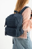 Yumuşak Dokulu Ultra Hafif, Esnek ve Su Geçirmez Polyamid Kumaş Sırt Çantası Lacivert Model: (571-13-14A) thumbnail 1