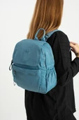 Yumuşak Dokulu Ultra Hafif, Esnek ve Su Geçirmez Polyamid Kumaş Sırt Çantası Mavi Model: (571-13-14B) thumbnail 1