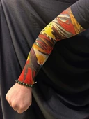 Çorap Dövme Giyilebilir Kol Bacak Dövmesi Likralı 2 Adet Model 25 thumbnail 2