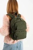 Yumuşak Dokulu Ultra Hafif, Esnek ve Su Geçirmez Polyamid Kumaş Sırt Çantası Haki Model: (571-13-14A) thumbnail 1