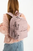 Yumuşak Dokulu Ultra Hafif, Esnek ve Su Geçirmez Polyamid Kumaş Sırt Çantası Pembe Model: (571-13-14A) thumbnail 2