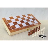 Ahşap Kutulu Satranç ve Tavla Seti thumbnail 2