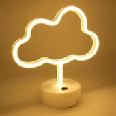 Dekoratif Bulut  Led Gece Lambası thumbnail 1