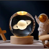 Galaksi Renk Değiştiren Işıklı Cam Küre 8cm thumbnail 2