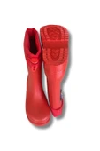 Konçlu Erkek Çocuk Yağmur Çizmesi 26-35 Kırmızı thumbnail 6