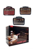Nostaljik Radyo Bluetooth Bağlantılı Müzik Kutusu Ahşap - 3