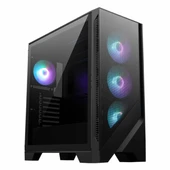 MSI MAG Forge 321R Airflow USB 3.2 ARGB ATX Mid Tower Siyah Kasa thumbnail 1