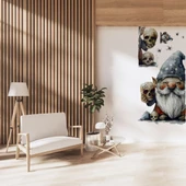 Gotik Cüce ve Kafatası Duvar Sticker Seti - 2