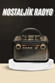Nostaljik Radyo Bluetooth Bağlantılı Müzik Kutusu Ahşap - 2