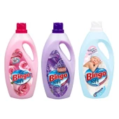 Bingo Soft Yumuşatıcı 3 lt 3 lü Karma Paket / Gül - Lavanta - Kuzumun Kokusu - 1